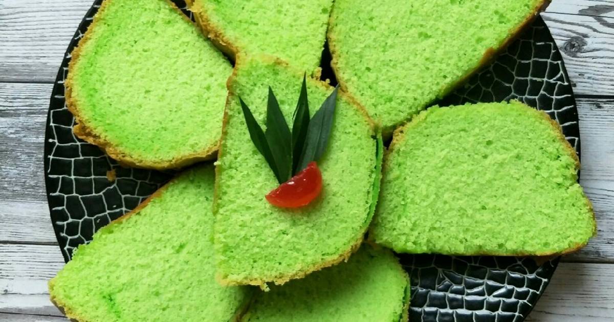 Resep Bolu Pandan (No Emulsifier) oleh Christyanty Alfantri Cookpad