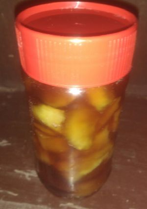 Una foto de Manzanas en almíbar
