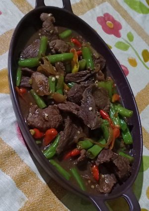 Foto resep Tumis daging buncis
