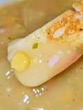 Garlic Bread with Cream Soup