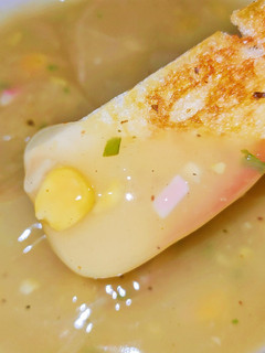 Foto resep Garlic Bread with Cream Soup