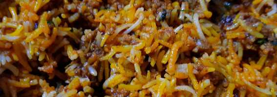 Chicken keema Biryani
