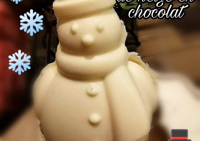 Recette Parfait ❄️⛄Bonhomme de neige ⛄❄️