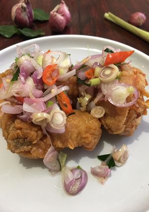 Foto resep Ayam Crispy Sambal Matah