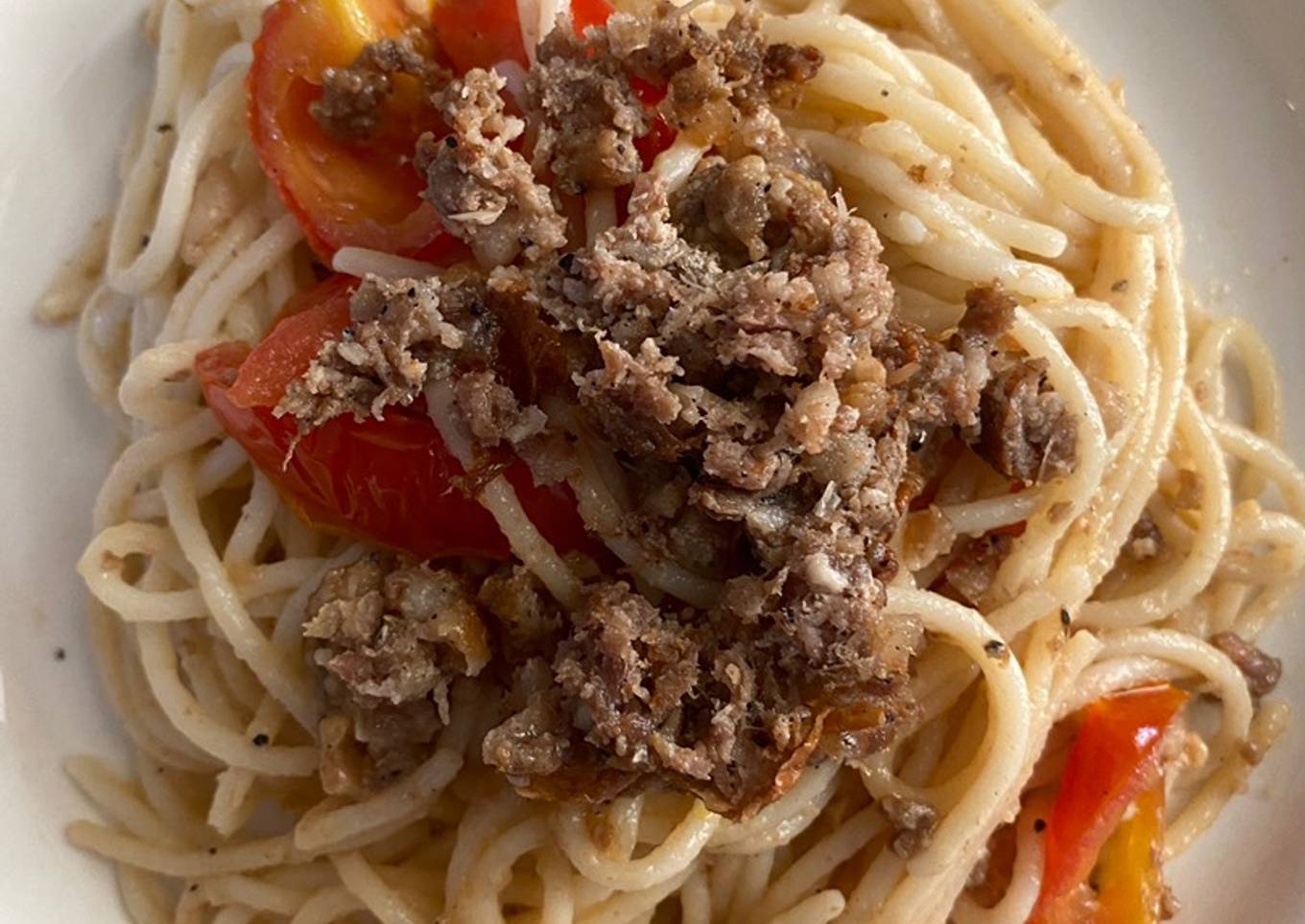 Garlic Longganisa Tomato Pasta