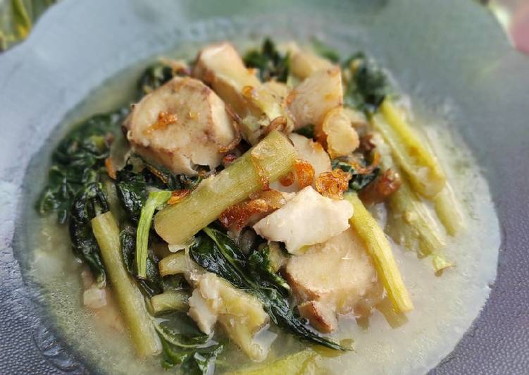 Resep 22. Oseng Lompong/Tumis Batang Talas, Bisa Manjain Lidah