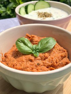 Kichererbsen-Tomatendip Rezepthauptbild