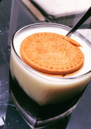 Foto resep Puding coklat vla vanila roti regar..