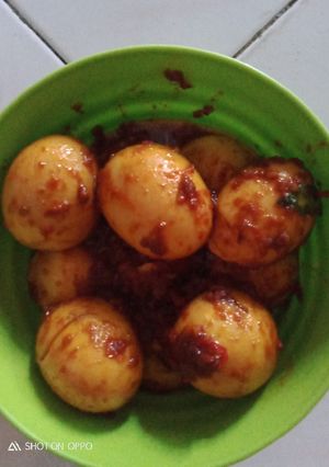 Foto resep Oseng telur rebus