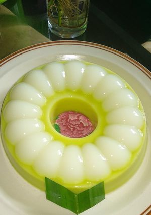 Foto resep Puding pandan