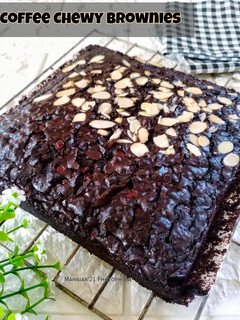 Foto resep Coffee Chewy Brownies
