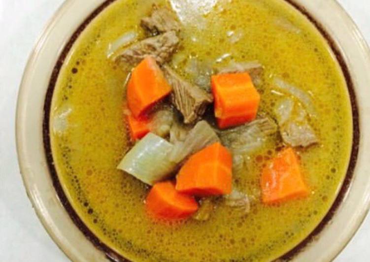 Cara Menghidangkan Sup daging sapi &amp; sayur,masakan rumahan yang Sempurna!