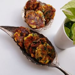A picture of Cheesy Corn Cutlets.