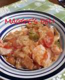 Sopa de tomate con Camarón