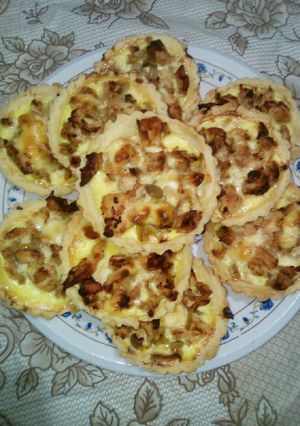 صورة لوصفة كيش بالدجاج