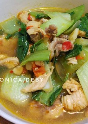 Foto resep Ayam Sawi (Cah Sawi)