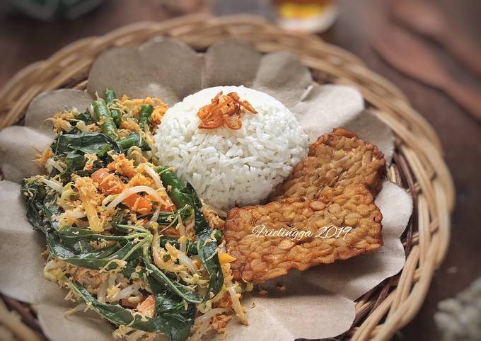 Resep Nasi Sayur Urap Oleh Frielingga Sit   Cookpad