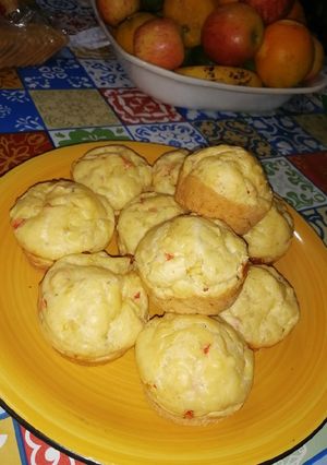 Una foto de Muffins Salados