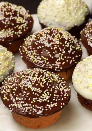 Foto di Muffin con cuore di cioccolato