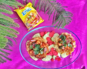 Update, Prepare Recipe Maggi basket with chilli paneer Delicious