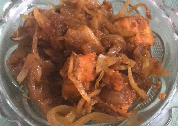 Easy Way to Cook Super Quick Fried onion paneer