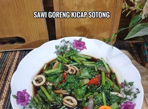 Gambar 21:10:25 - SAWI GORENG KICAP SOTONG