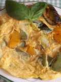 Tortilla rápida de hortalizas frescas