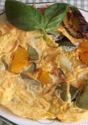 Foto principal de Tortilla rápida de hortalizas frescas