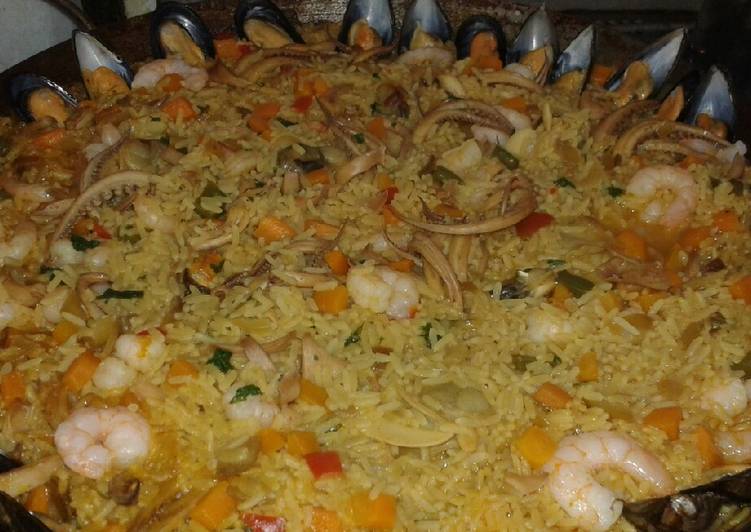 Paella de mariscos