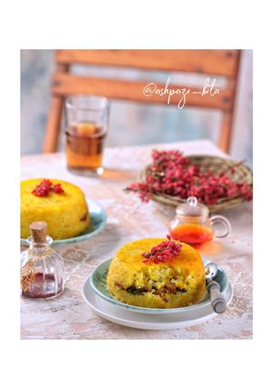عکسی از دستور ته چین اسفناج