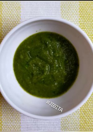 A picture of Mango mint chutney.