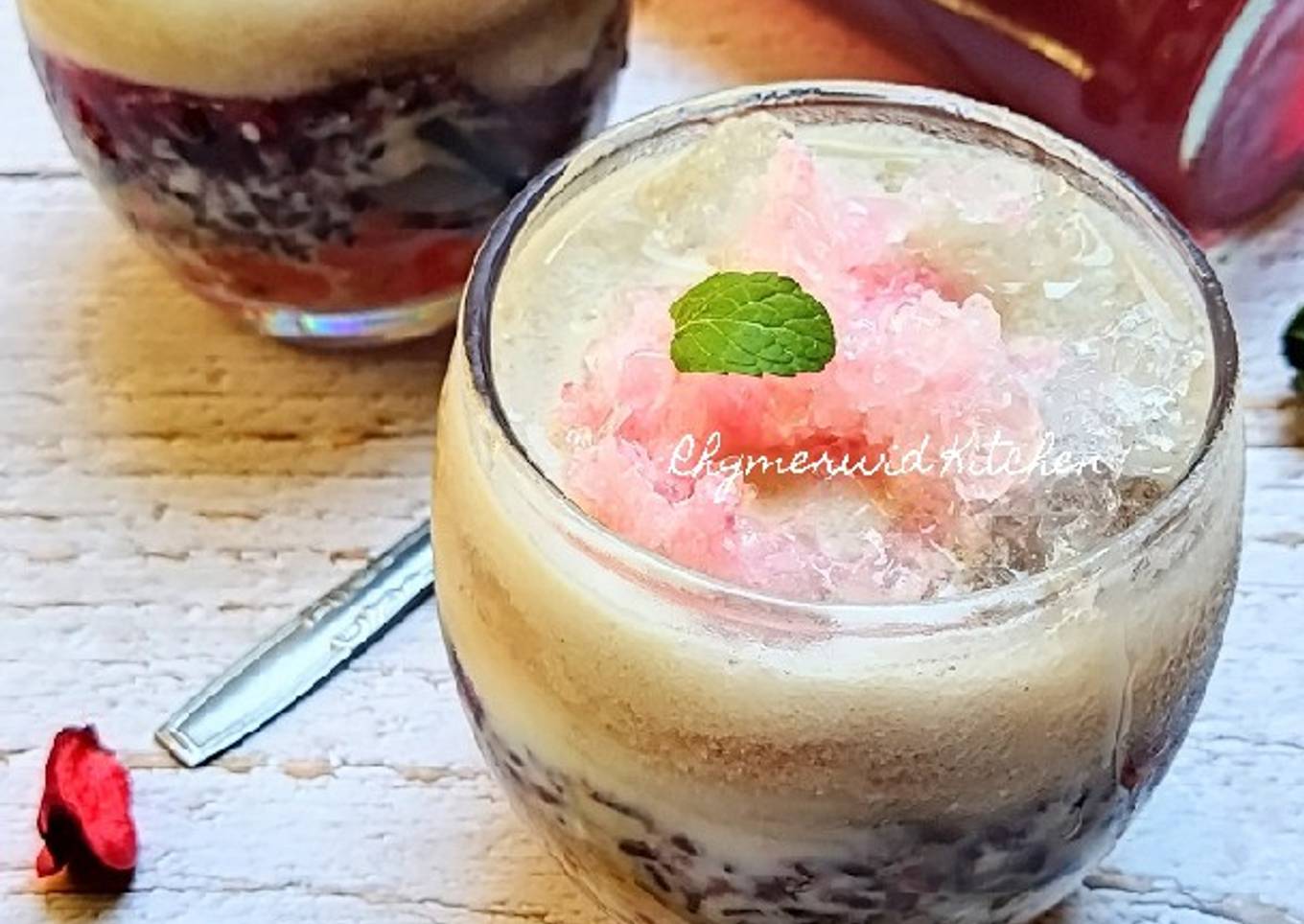 Es Campur Cincau Ketan Hitam (Simpel)