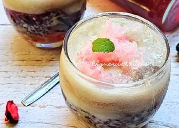 Cara Memasak Cepat Es Campur Cincau Ketan Hitam (Simpel) Yummy Mantul