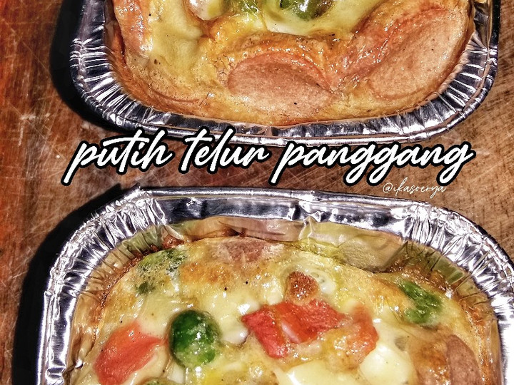 Cara Membuat Putih Telur Panggang Enak