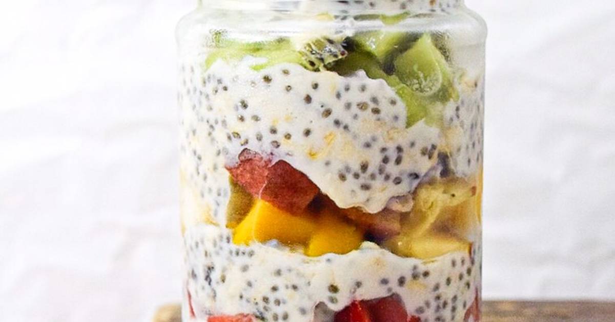 Resep Greek Yogurt Oat Parfait oleh Ecka Rahma - Cookpad