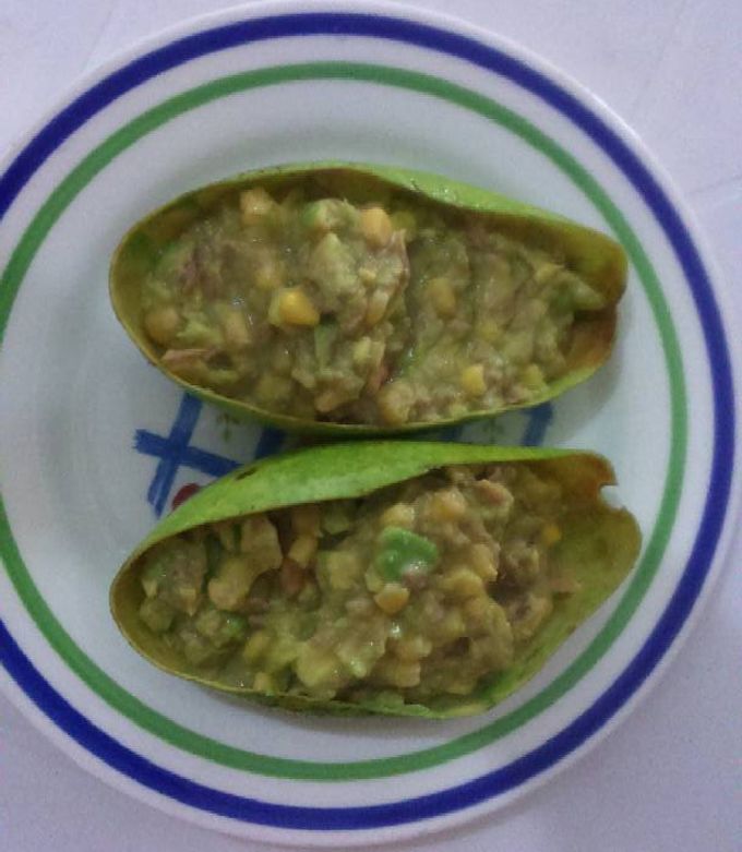 Una foto de Aguacates rellenos