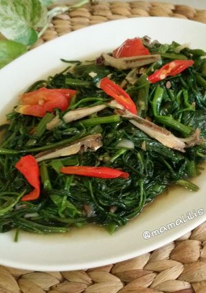 Foto resep Cah kangkung saus tiram tauco praktis ala saya