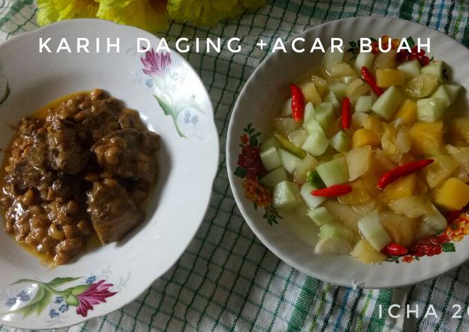 Resep Karih daging kacang putih ala banjar oleh Icha