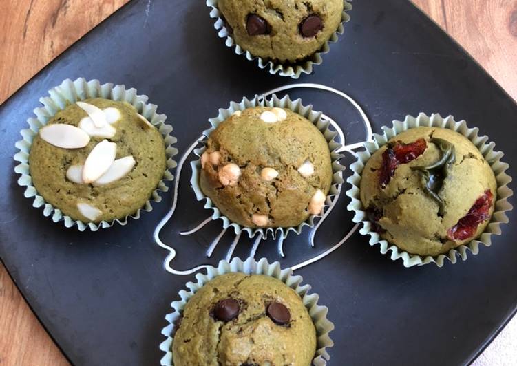 Bagaimana Menyiapkan All about MATCHA MUFFINS 🍵 🧁, Gampang Banget