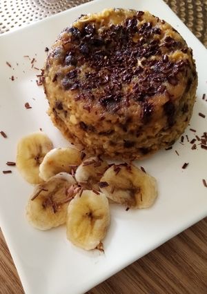 Une photo de Bowl cake banane Choco