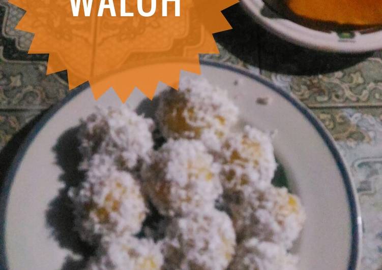 resep cara bikin Klepon waluh(labu kuning)