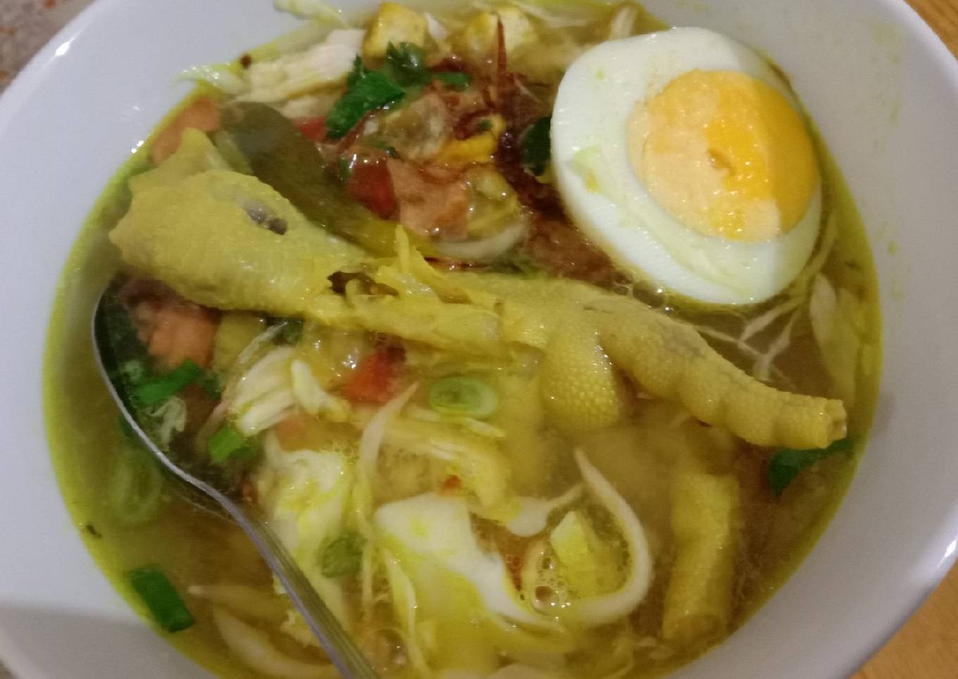 Soto ayam ceker