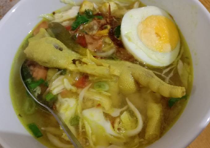 Soto ayam ceker