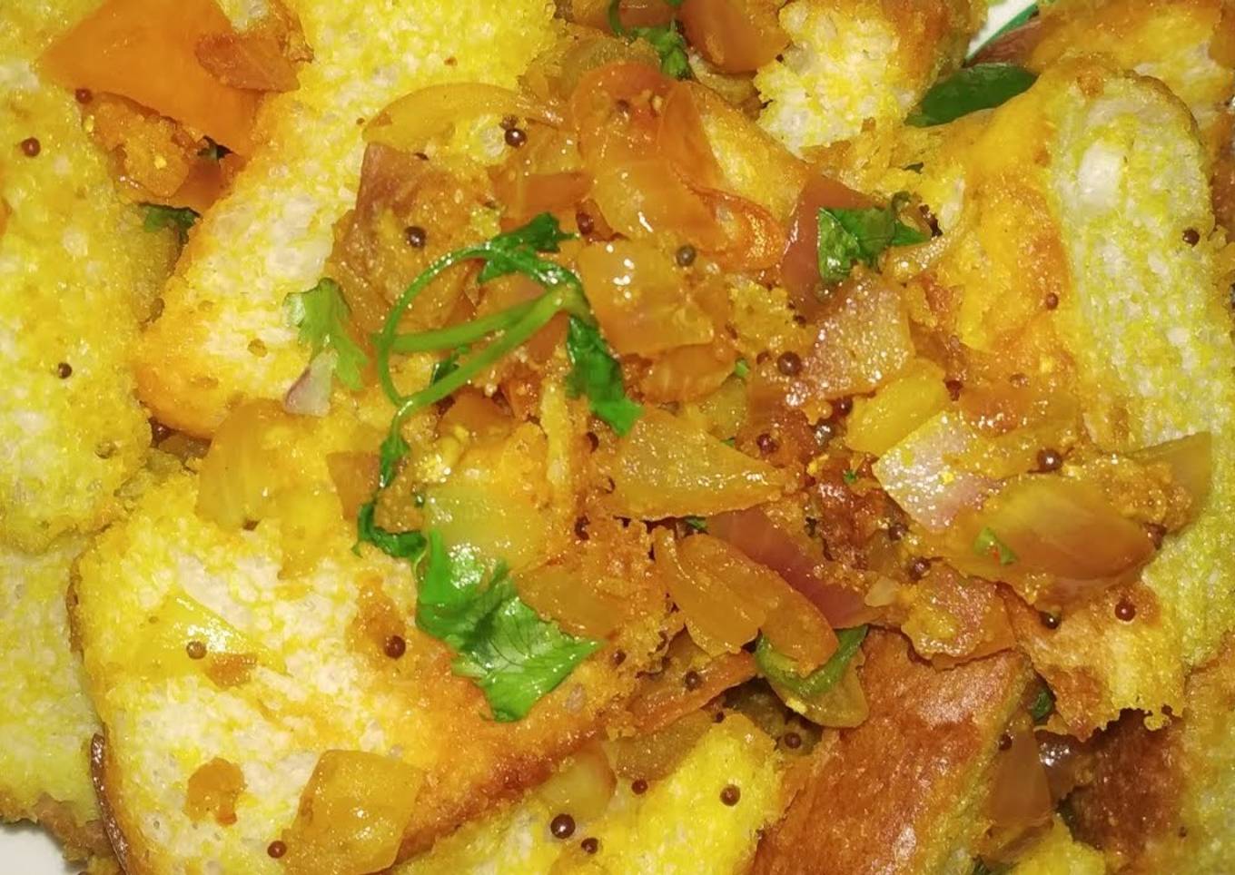 Bread poha recipe (bread upma)