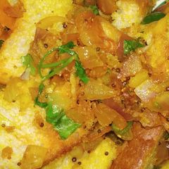 A picture of Bread poha recipe (bread upma).