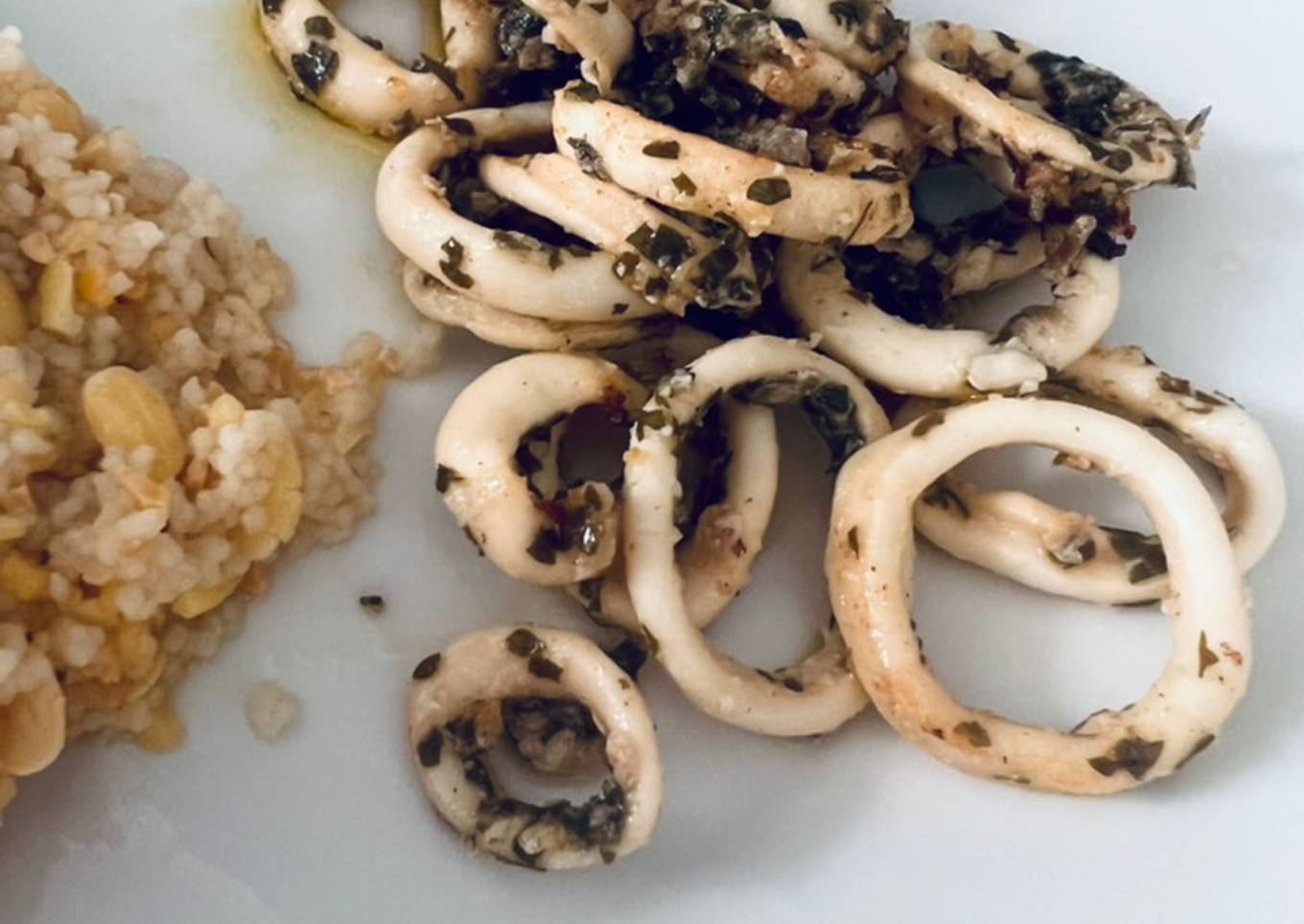 Anneaux de Calamar 🦑 en Persillade