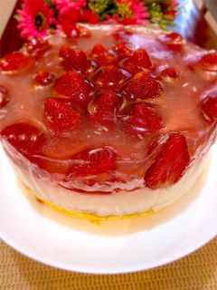 Foto resep Puding Cake Stroberi