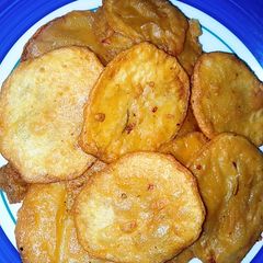 A picture of Crispy potato pakora.