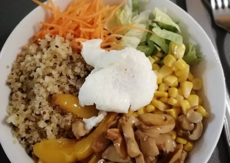 Maniere simple a Faire Parfait Poke bowl