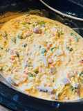 Creamy Chicken Orzo with Spinach and Artichokes